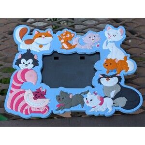 Disney Parks Disney Cats Photo Frame Magnet Cheshire Cat Aristocats Oliver